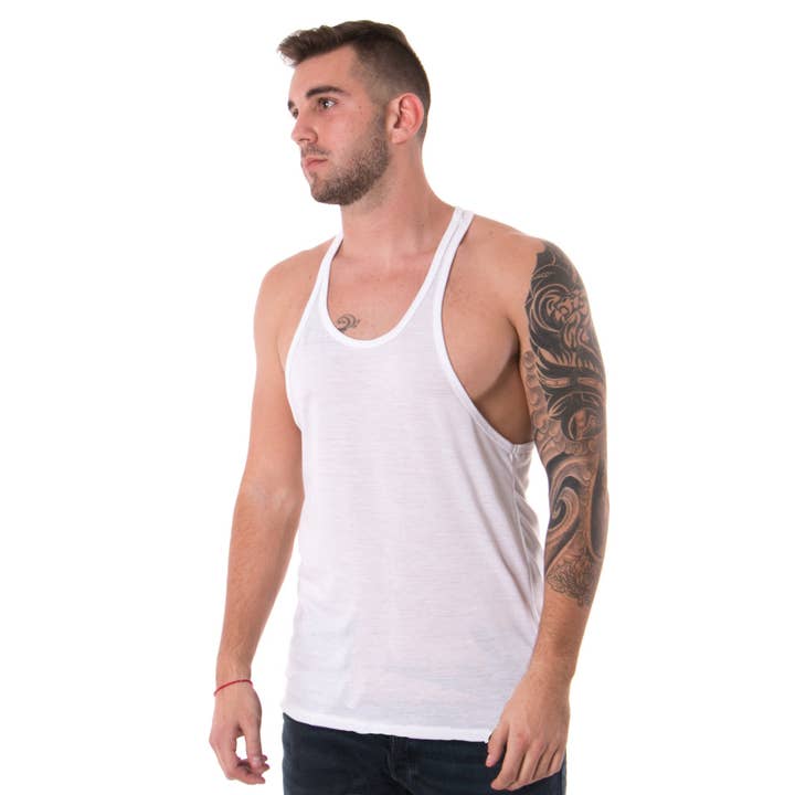 3008W - Men's Racerback Stringer Tank for wholesale by OTL Apparel
