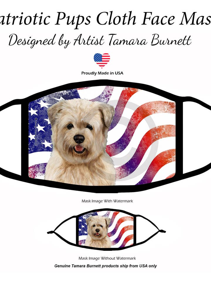Glen af Imaal Terrier Wheaten Pup Face Mask for engroshandel hos Pet Gifts USA, LLC
