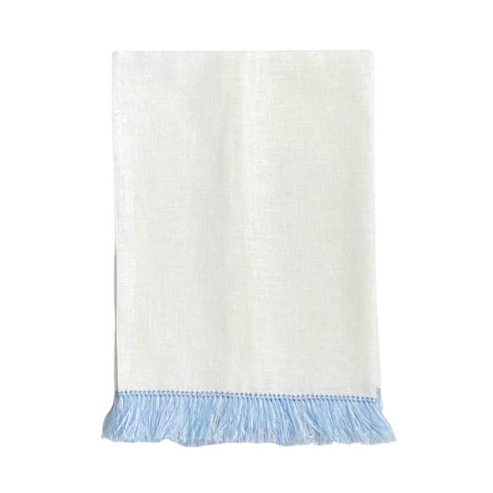 Garden Folly Fine Linens - Wholesale Hand Towel - Fringe Benefits Linen Guest Towel9