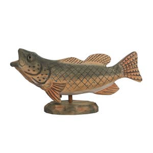 Carved Wood Fish for sale