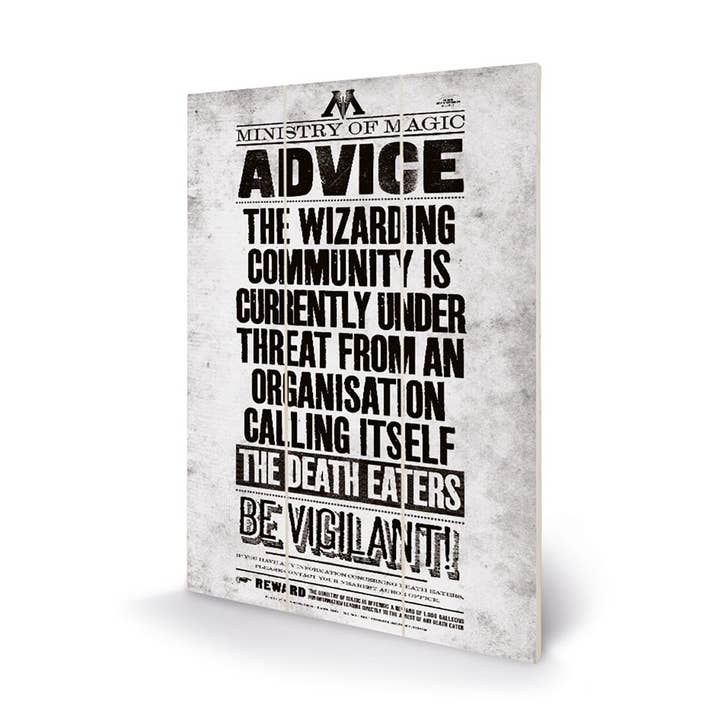 Harry Potter (Be Vigilant) Micro Wood for wholesale by Pyramid International