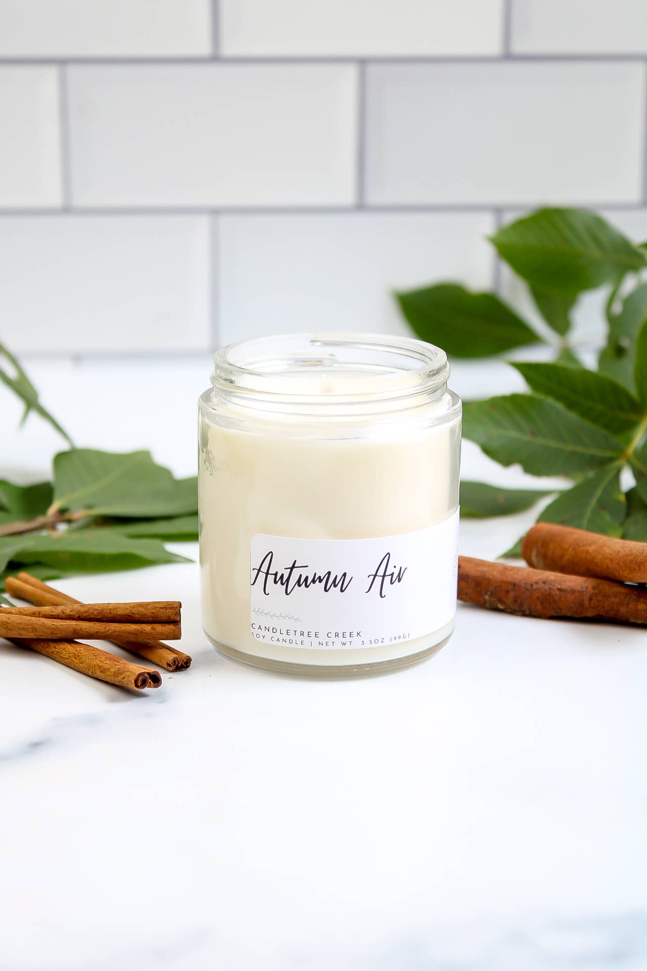 Candletree Creek - Wholesale Jar/Filled Candle - Autumn Air 3.5oz Candle2