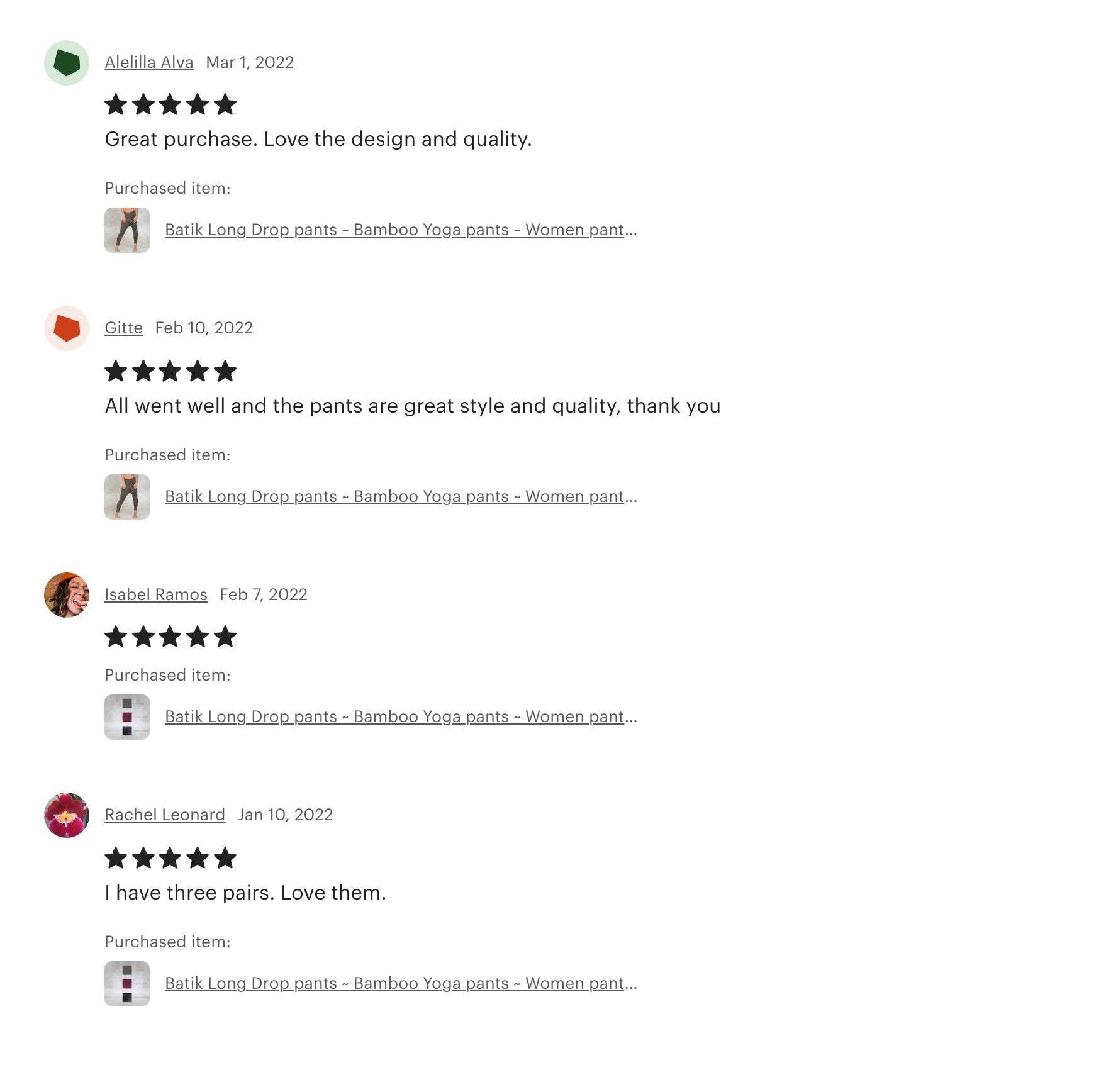 Sati Creation – Engroshandel Bukser - Dame – Batik Long Drop bukser7