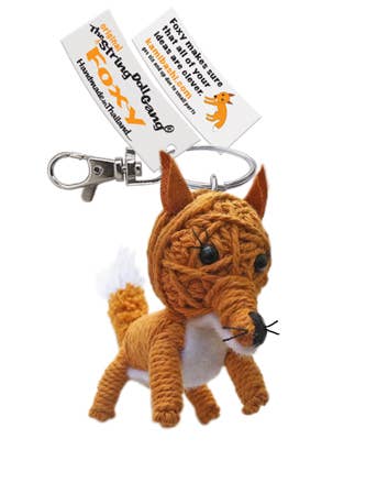Kamibashi - Wholesale Keychain - Unisex - Foxy the Fox String Doll Keychain1