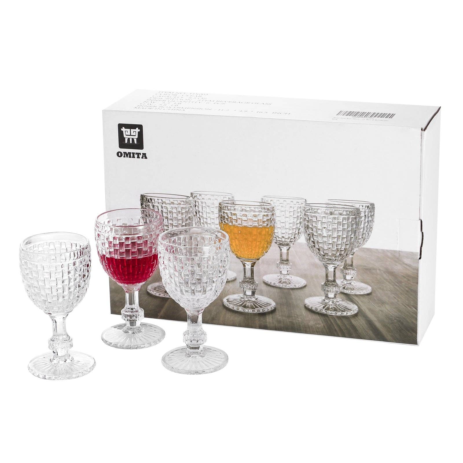 Everest Global - Wholesale Wine Glass - Weave Collection Goblet Glass set of 68