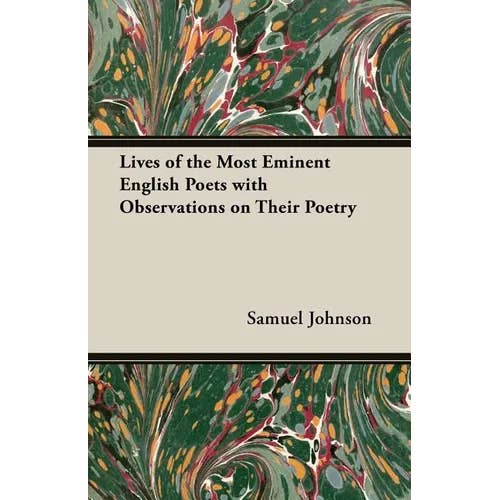 Books by splitShops - Wholesale Book - Adult - Lives of the Most Eminent English Poets with Observations on Their Poetry - Paperback
