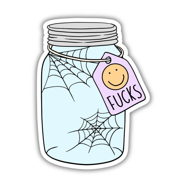 Jar of Fucks Aufkleber für den Großhandel von 256 Craft Co