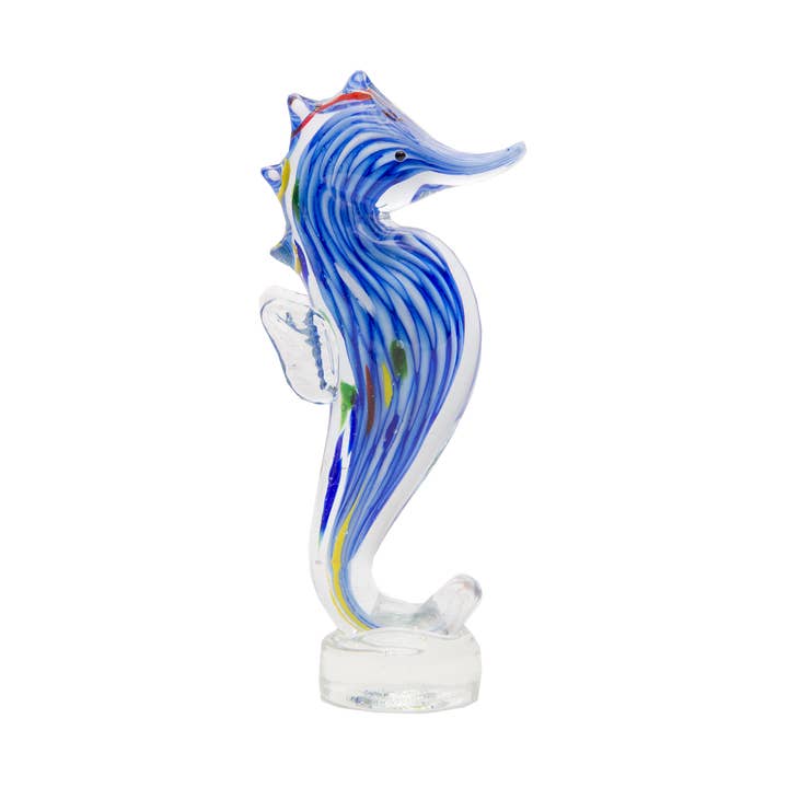 Glass Seahorse Figurine for wholesale by Beachcombers