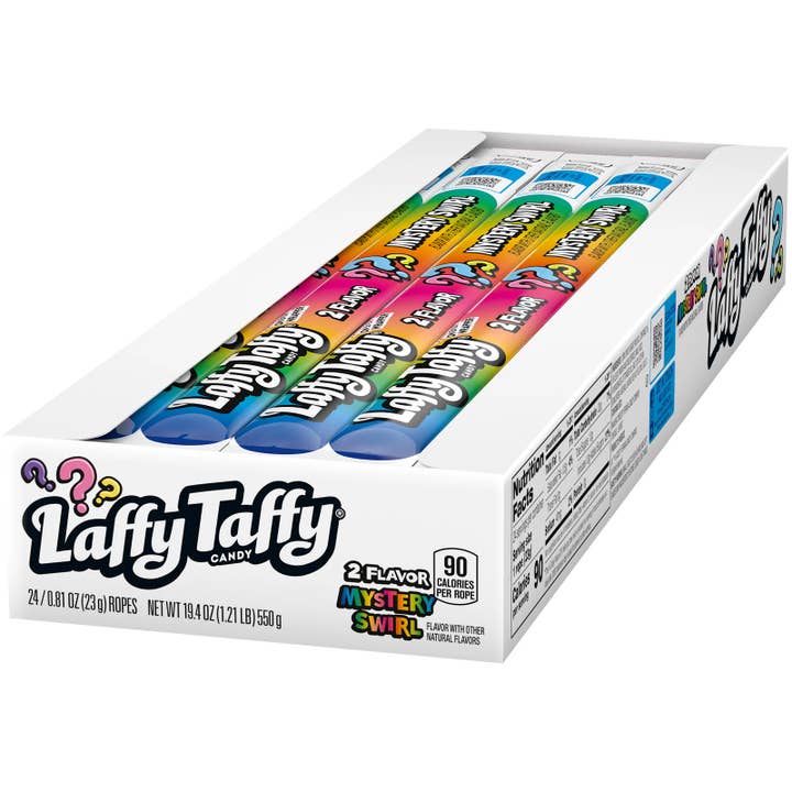 I Got Your Candy - Wholesale Taffy - Laffy Taffy Rope White Mystery .81oz - 24ct