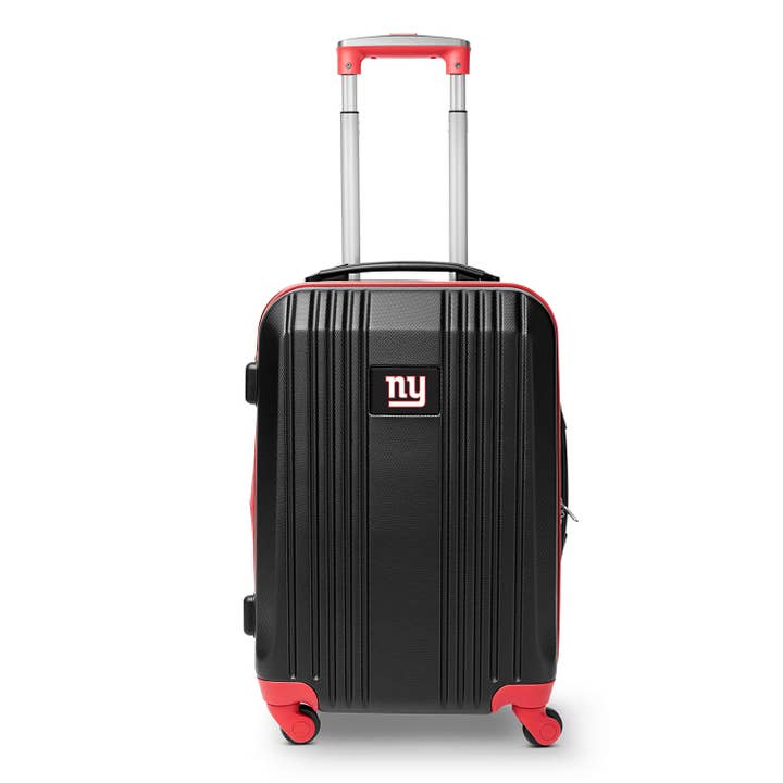 NFL New York Giants 21" Carry-On Hardcase 2-Tone Spinner for wholesale by Mojo Licensing