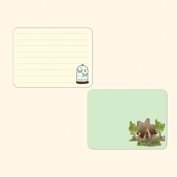 Cartes-notes pour pique-nique dans un chalet pour la vente par Annie's paper studio