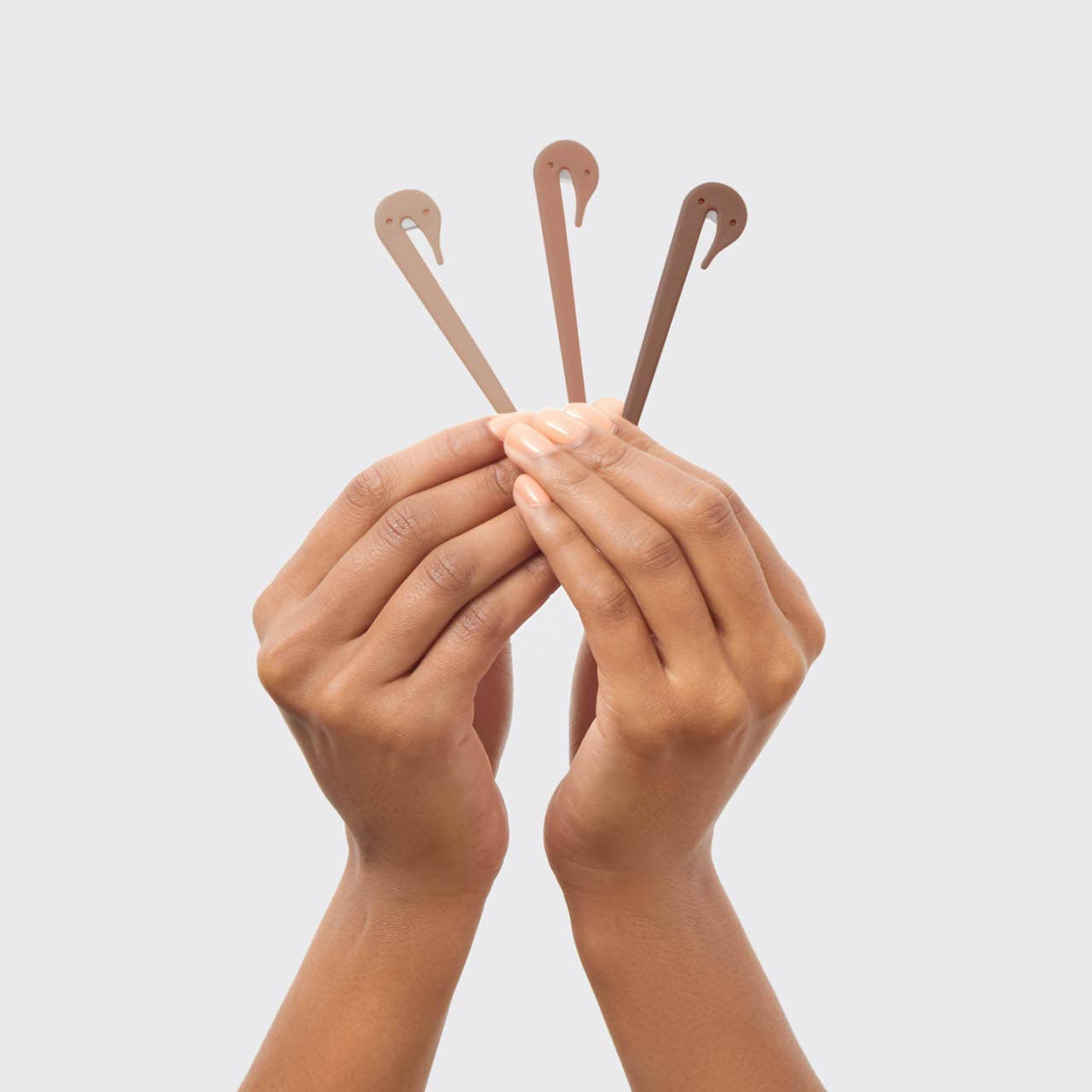 KITSCH - Wholesale Cuticle Cutter - Eco-Friendly Elastic Cutters 3pc Set - Multi-coloured3