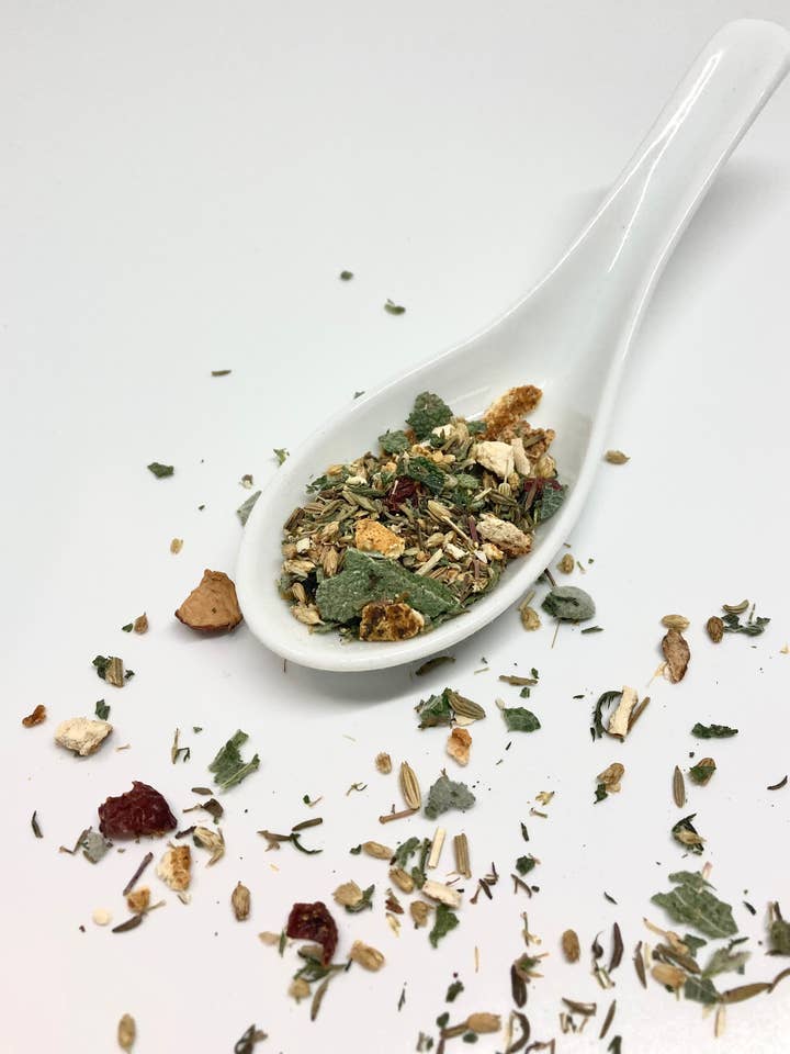 Sniffle Buster Kräuterteemischung, 2 oz/56 g für den Großhandel von Sweet Willow Wellness