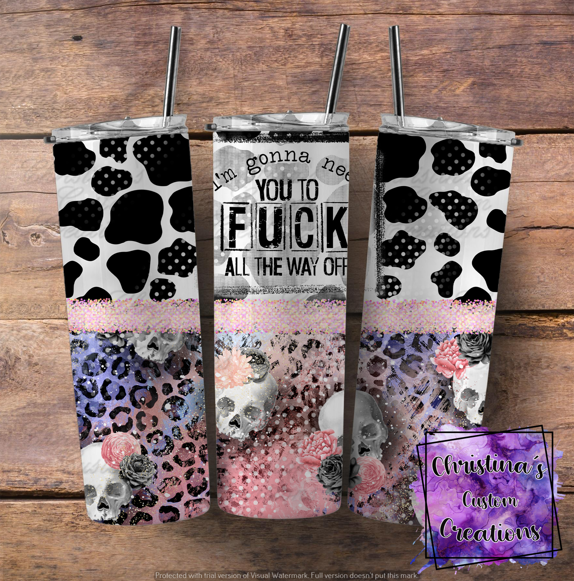 Red Dirt Transfers - Wholesale Insulated Mug/Tumbler - I'm Going To Need You To Fuck All The Way Off Insulated Tumbler with Plastic Lid and Sealed Reusable Straw | Sarcastic Sayings Cup | Hot/Cold Tumbler0