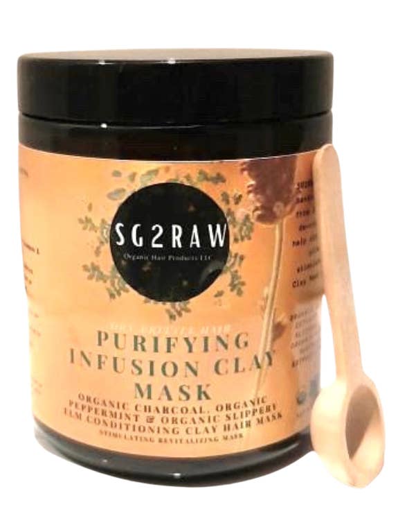 Purifying Infusion Mask for wholesale by SG2RAW Organic Hair Products LLC