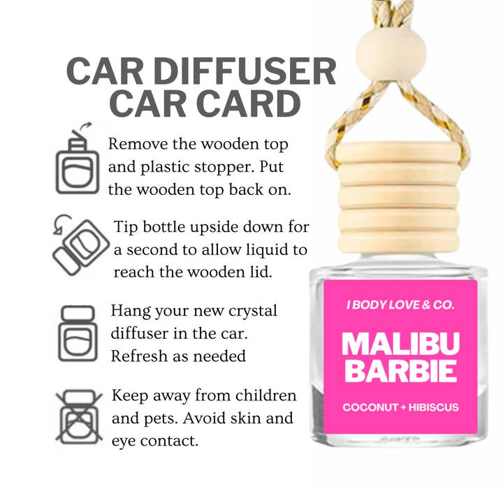 I BODY LOVE - Wholesale Car Freshener - Women's - Car Air Freshener- Malibu Barbie2