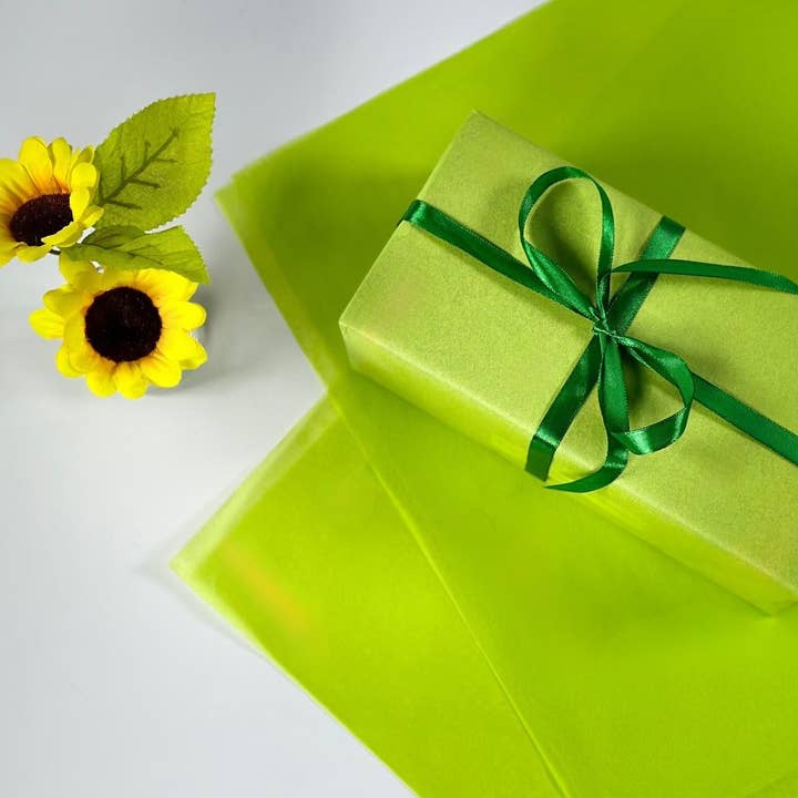 Grünes Seidenpapier Hell - 240 Blätter | Öko-Verpackung für den Großhandel von Carnival Papers