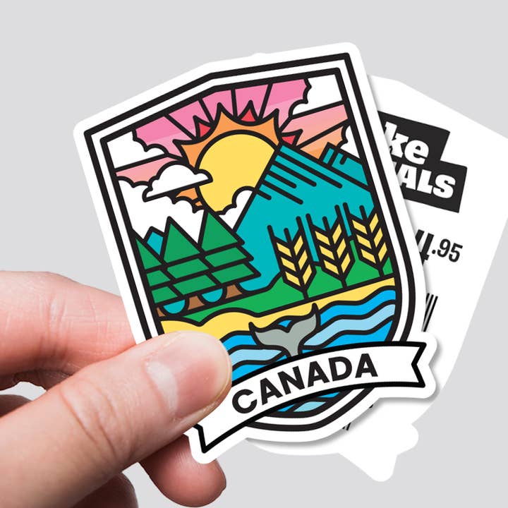 MAKE Original - Canada Crest Marcus Hynes - Sticker for wholesale by MAKE Vancouver