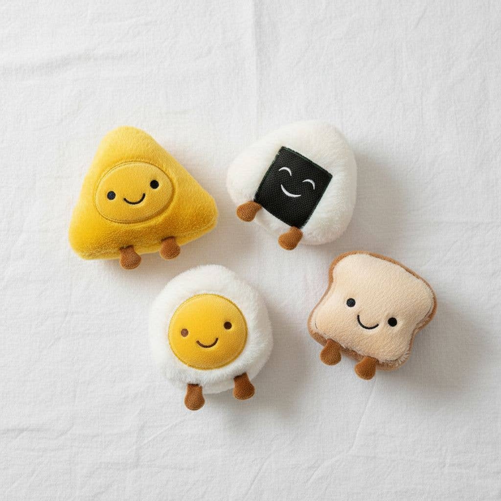 kapeit - Wholesale Pet toy – Cat/dog - Interactive Plush Toast Egg Chew Toy for Cats4