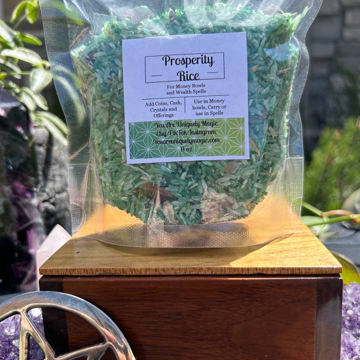 You Are Uniquely Magic - Wholesale Meditation Supplies - Prosperity Rice for Wealth and Abundance for Money Bowl 13oz4
