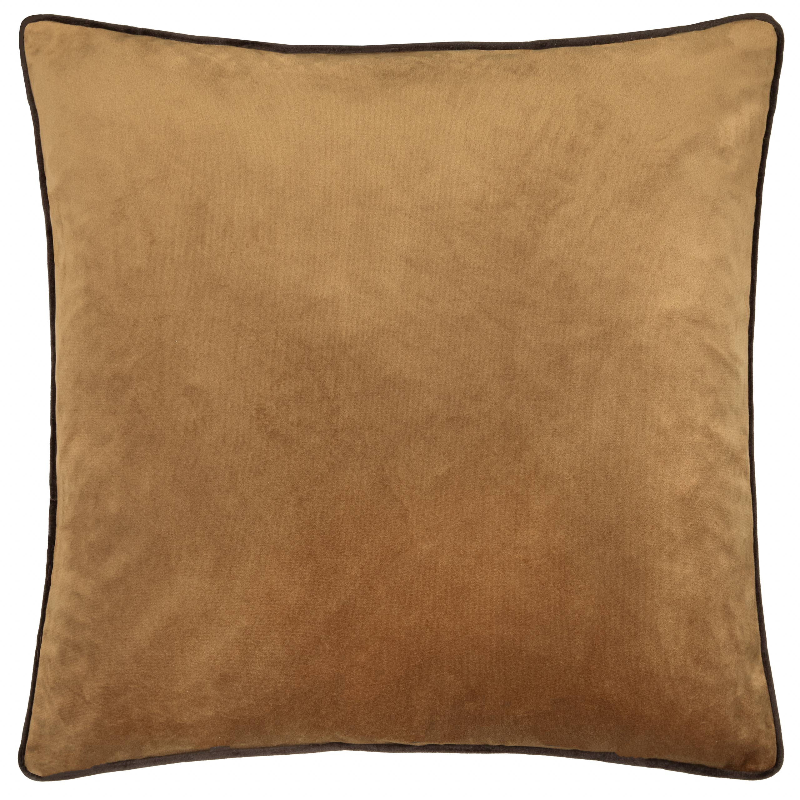 Caramel Chocolate Meridian Velvet Cushion Caramel/Chocolate for wholesale on Faire0