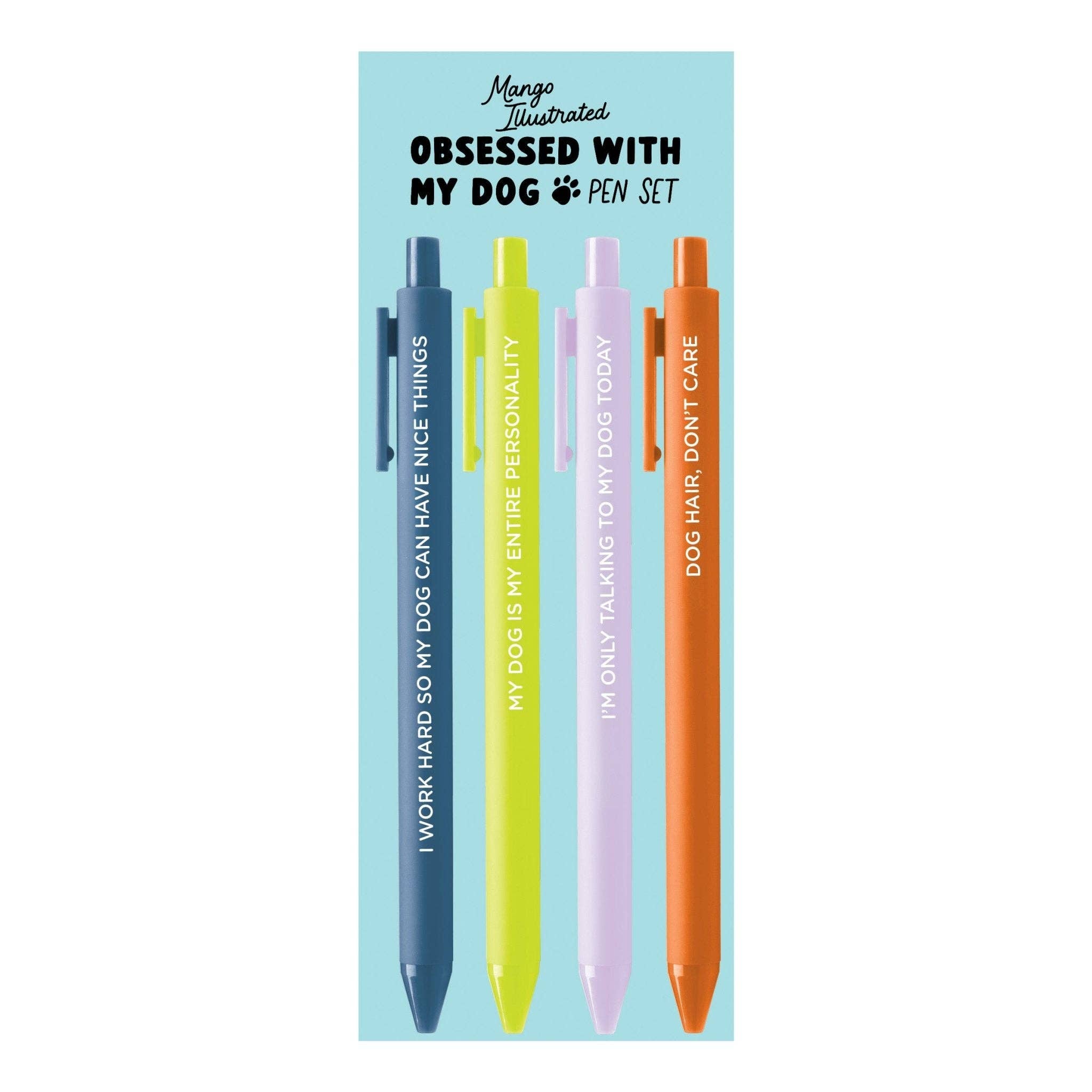 MangoIllustrated - Wholesale Pen - Obsessed With My Dog pen set2