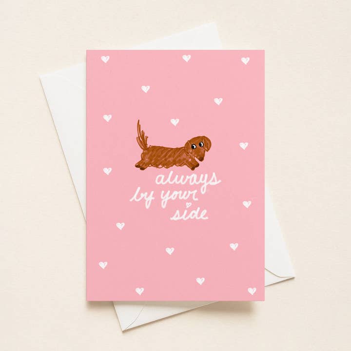 “Always By Your Side” Valentine's Cards for wholesale by Rue 32