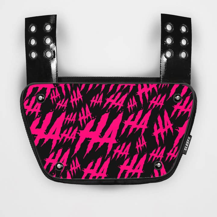 Ha Ha Ha Pink Sticker for Back Plate for wholesale by Sleefs