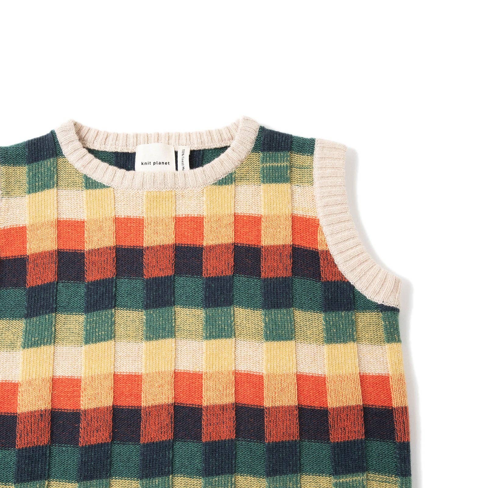 Knit Planet – wholesale Sleeveless sweatshirts – Women′s – Colourful Vest1