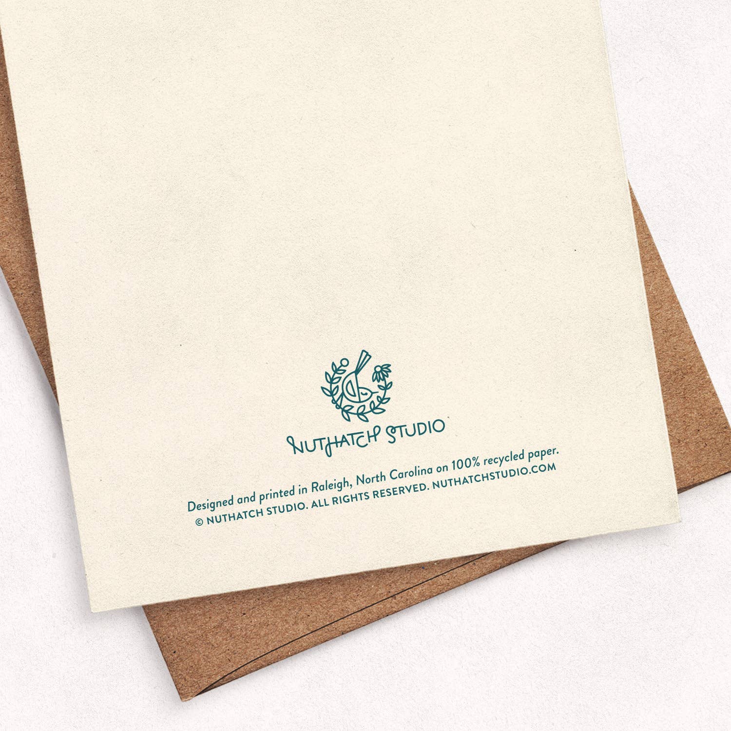 Nuthatch Studio - Wholesale Christmas Card - Christmas Postage Greeting Card Set: Original Art, Set of 84