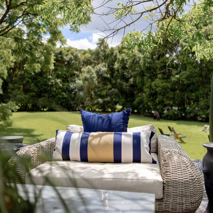 BHD HOME - Wholesale Lumbar pillow - Outdoor Nautical Regent Stripe Navy Long Lumbar Cushion 35 x 90cm5