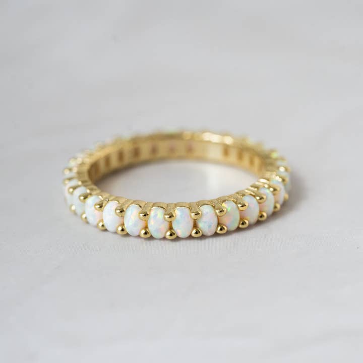 Sami Jewels - Wholesale Multi-Stone Ring - Opal Eternity Ring