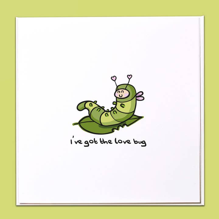 Jag har fått kärleksbacillen Vykort för wholesale av The Crafty Giraffe