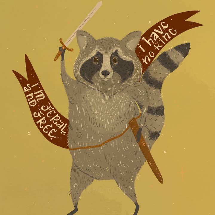 Feral and Free Print for wholesale by Glitter and Toadstools