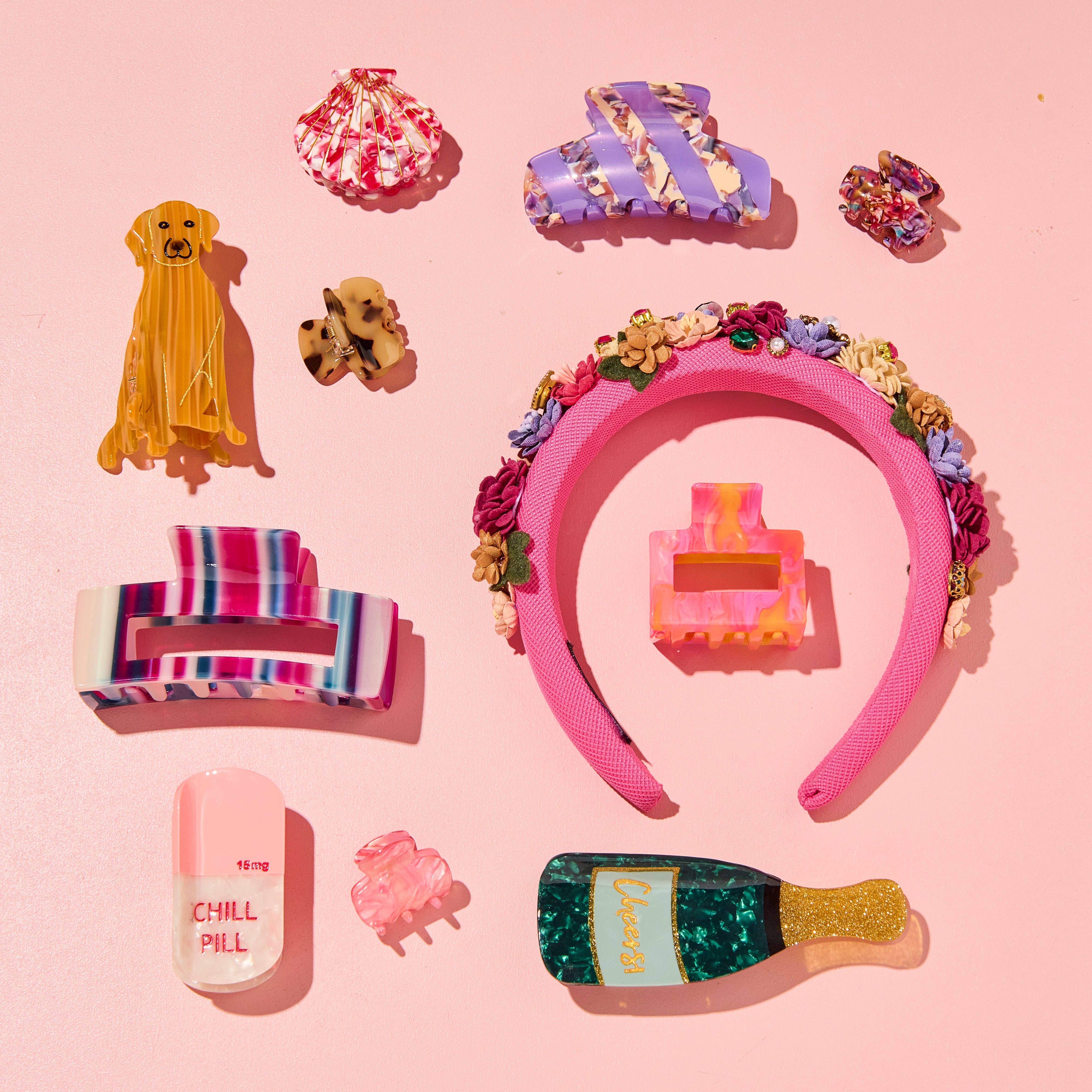 by Vivi. - Venta al por mayor Horquilla para el pelo - Mujer - Haarklammer Rayas Blanco y Negro1