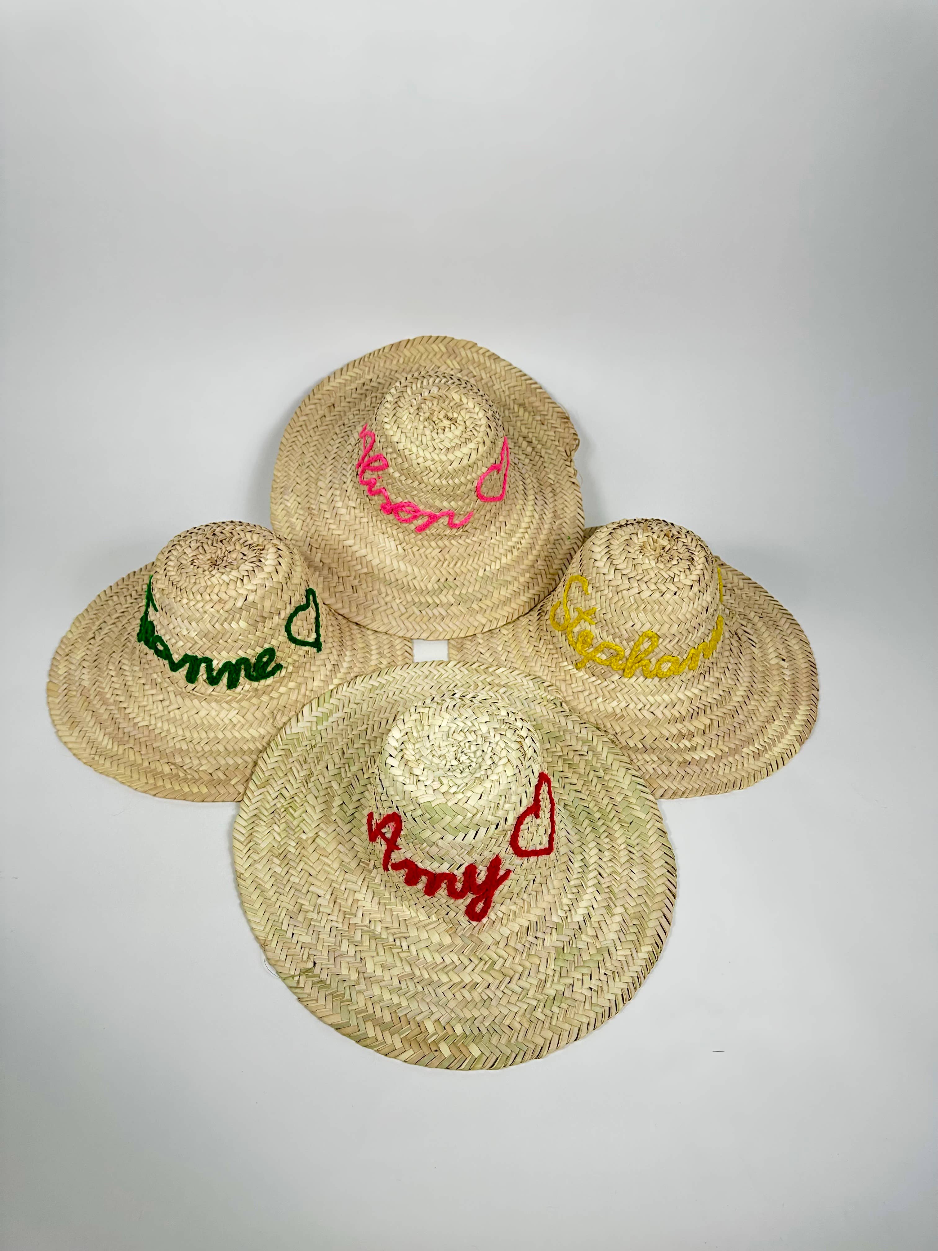 Mikwi - Wholesale Straw Hat - Women's - Personalised Straw hat - DECORATIVE STRAW HAT - Moroccan hat12