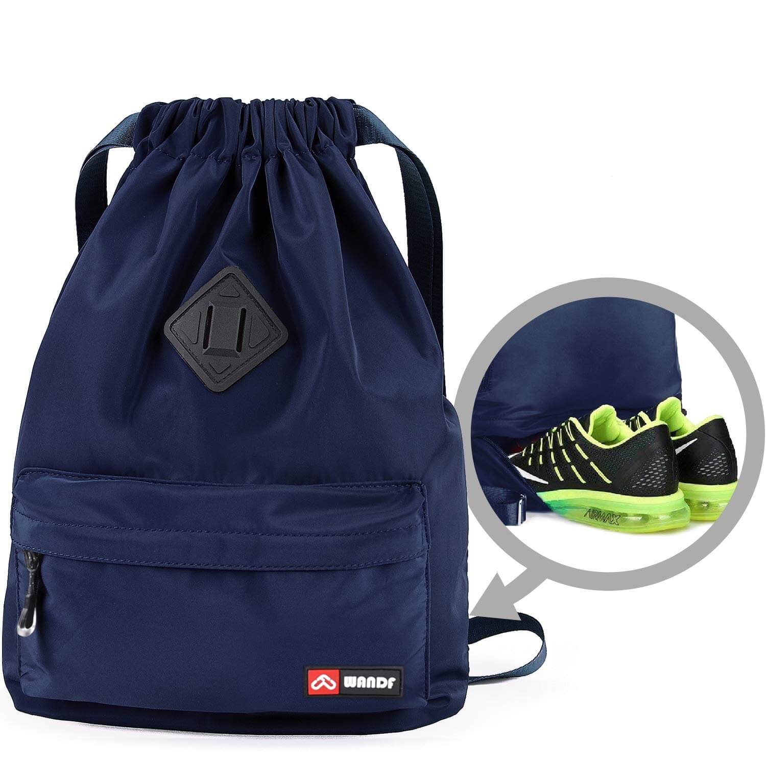 wandf - Wholesale Backpack - Unisex - Sport Drawstring Backpack With Shoe Compartment8