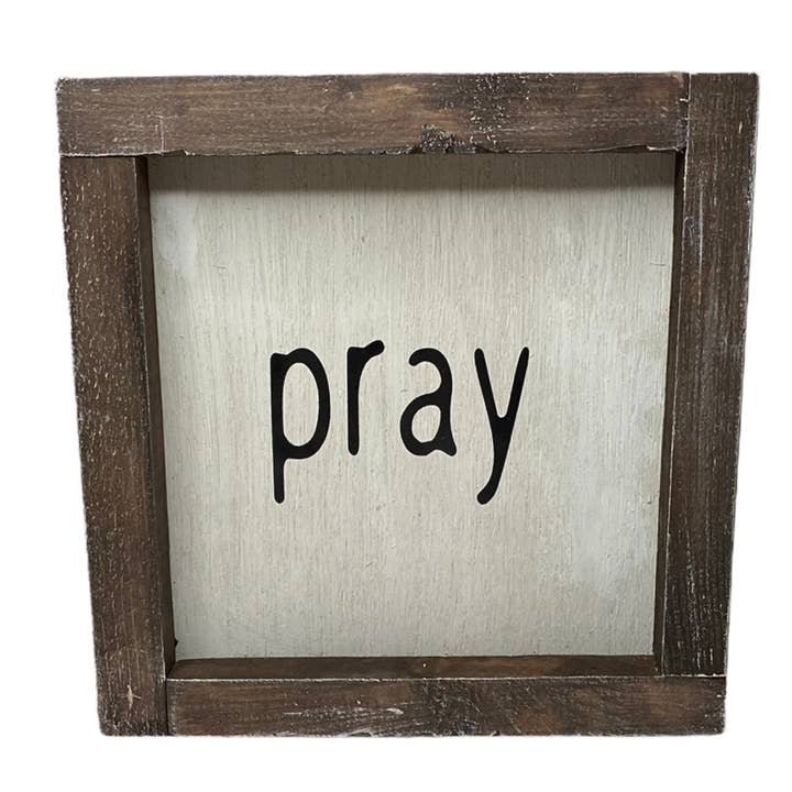 Señal enmarcado de la oración para venta al por mayor de Joshua Jar