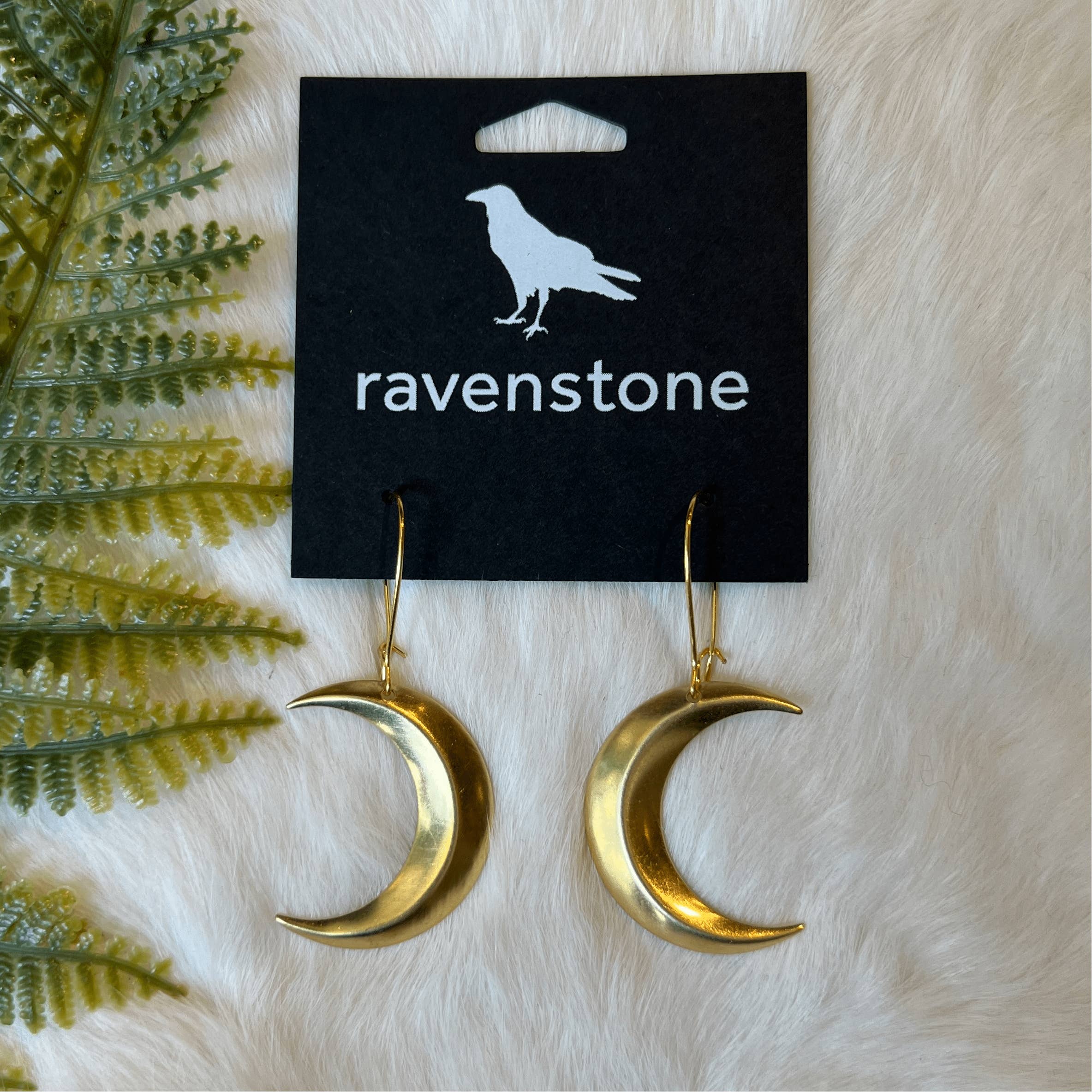 Ravenstone - Wholesale Dangle Earrings - The Little Crescent Moon Earrings