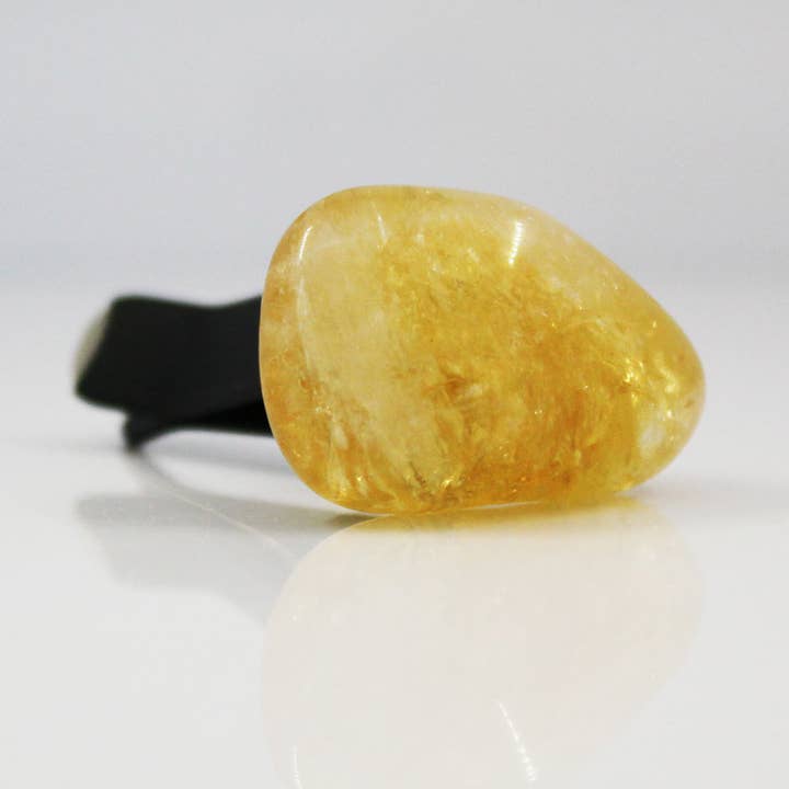 Citrine Gemstone Car Vent Clip for wholesale by It's Your Journey LLC