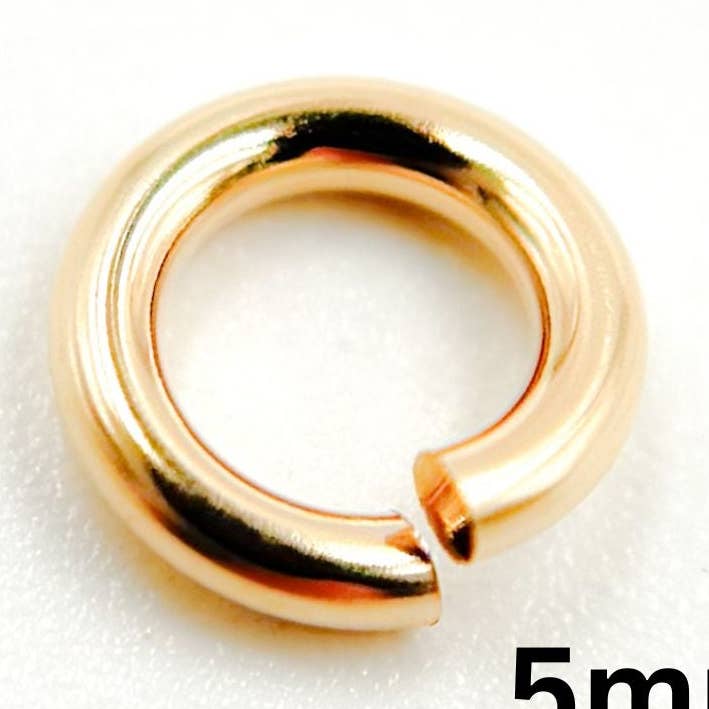 Anello di giunzione aperto in oro riempito da 18 gauge. per la vendita all'ingrosso da parte di Jewels & Chains