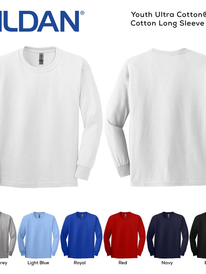Herbs Trade - Wholesale T-shirt – Unisex - Gildan Blank Wholesale Long Sleeve Shirt (2400)