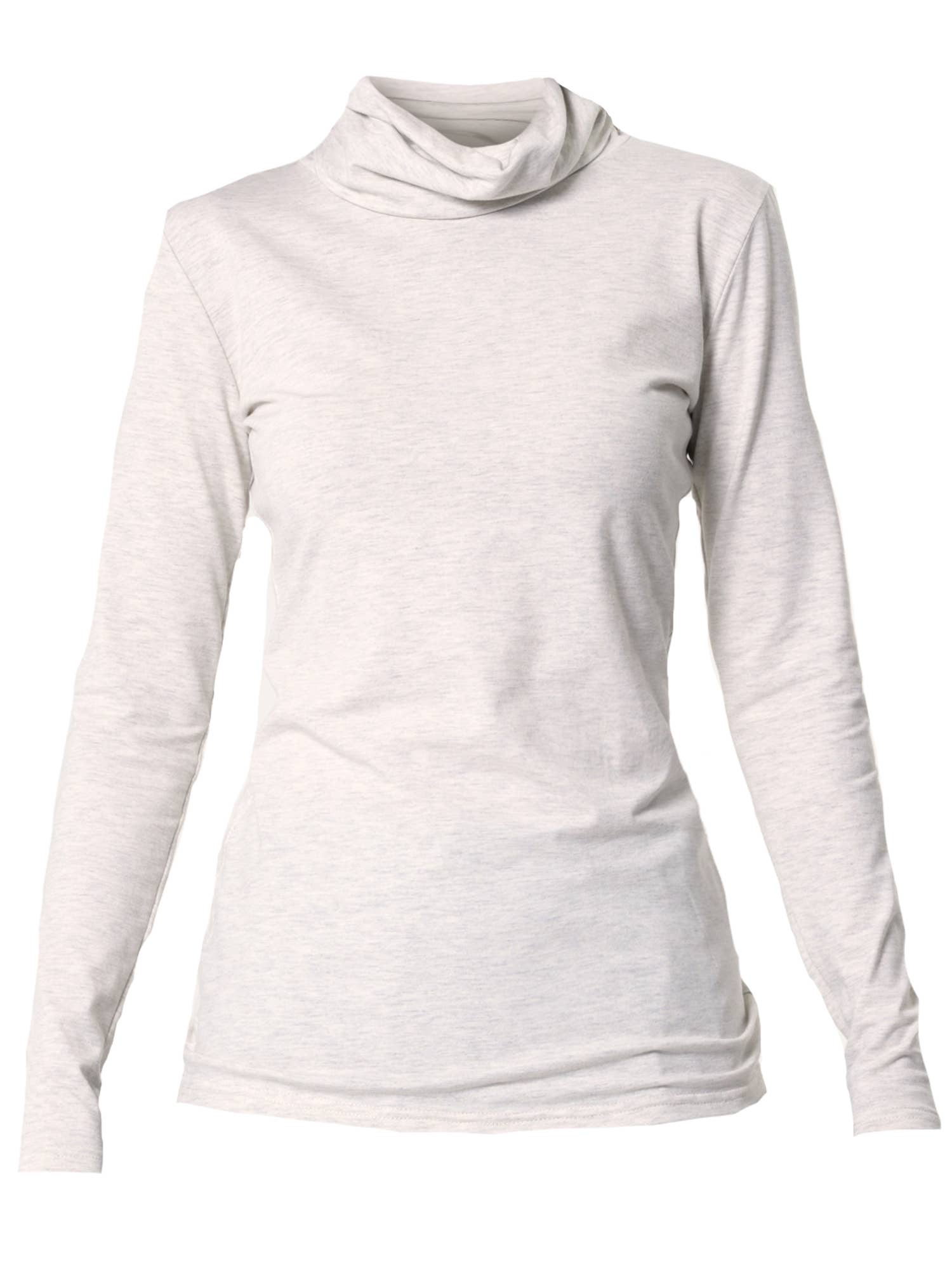 Metamorphoza - Wholesale Blouse - Women's - Casual Turtleneck Top In Ivory1
