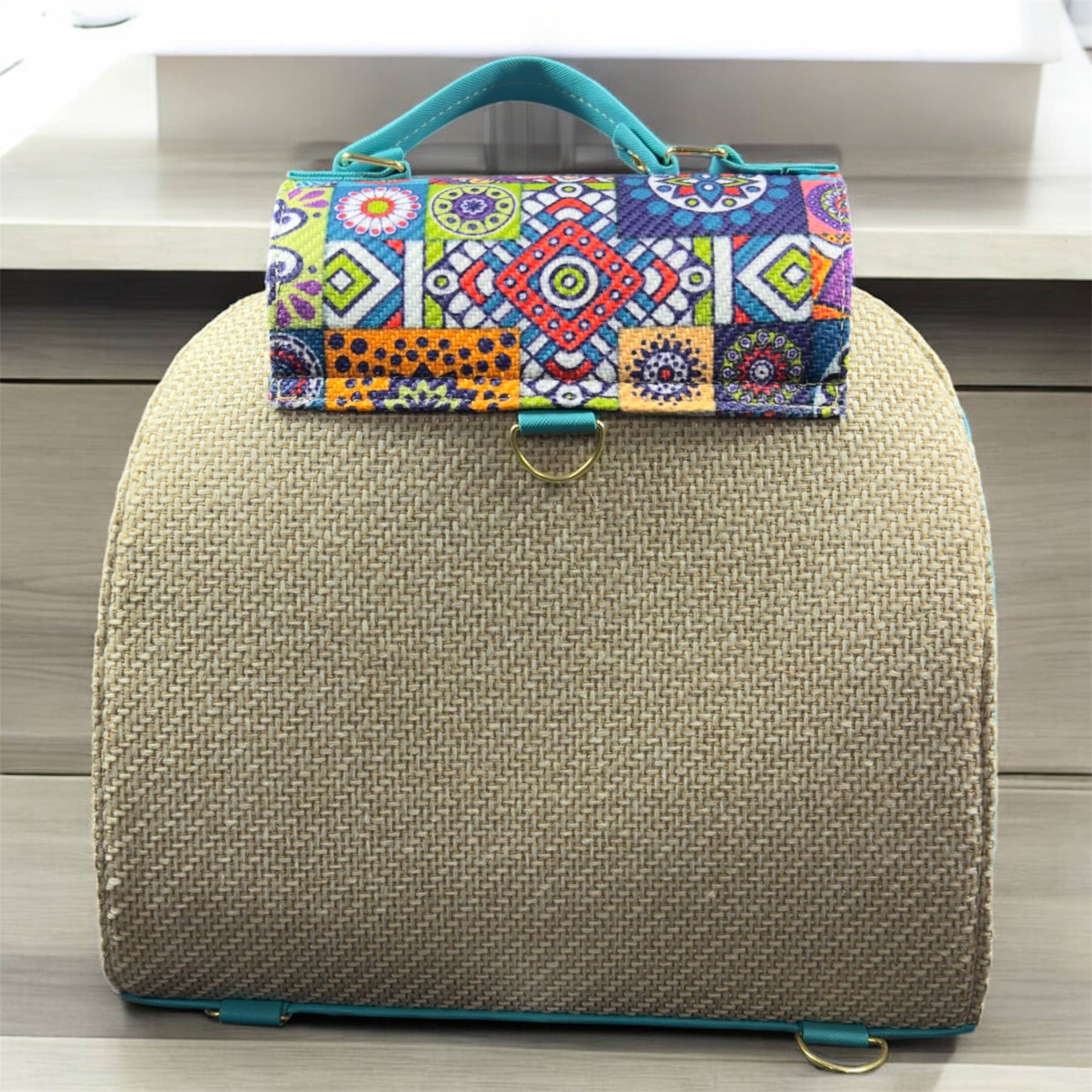 GMCE Global Trading, LLC - Wholesale Backpack - Women's - Handmade Mexican Backpack Jute Inner Pocket9