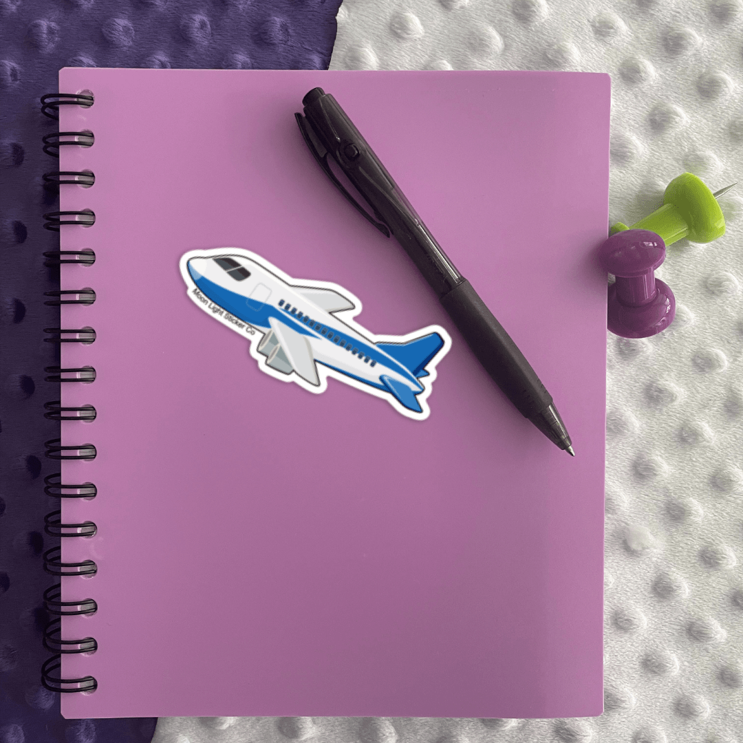 Moon Light Sticker Co - Wholesale Sticker - Airplane Sticker3