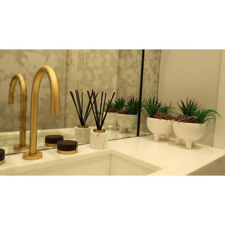 VIVIENCE - Venta al por mayor Difusores de palitos - Difusor Reed de mármol blanco5