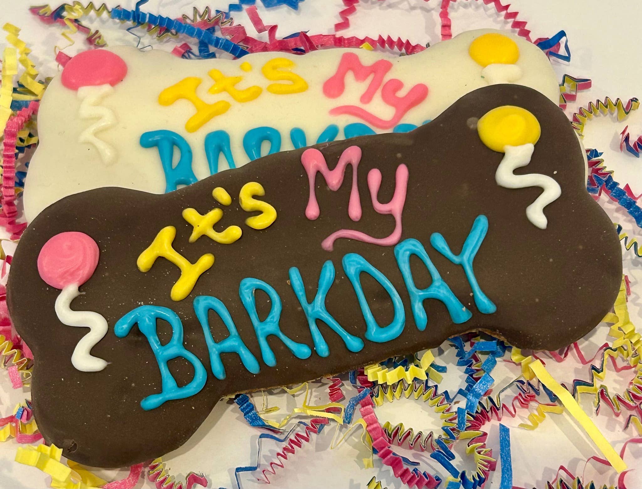 DELCO DOG CO. - Wholesale Pet Treats - Dog - It's My Barkday 6" Dog Bones 2