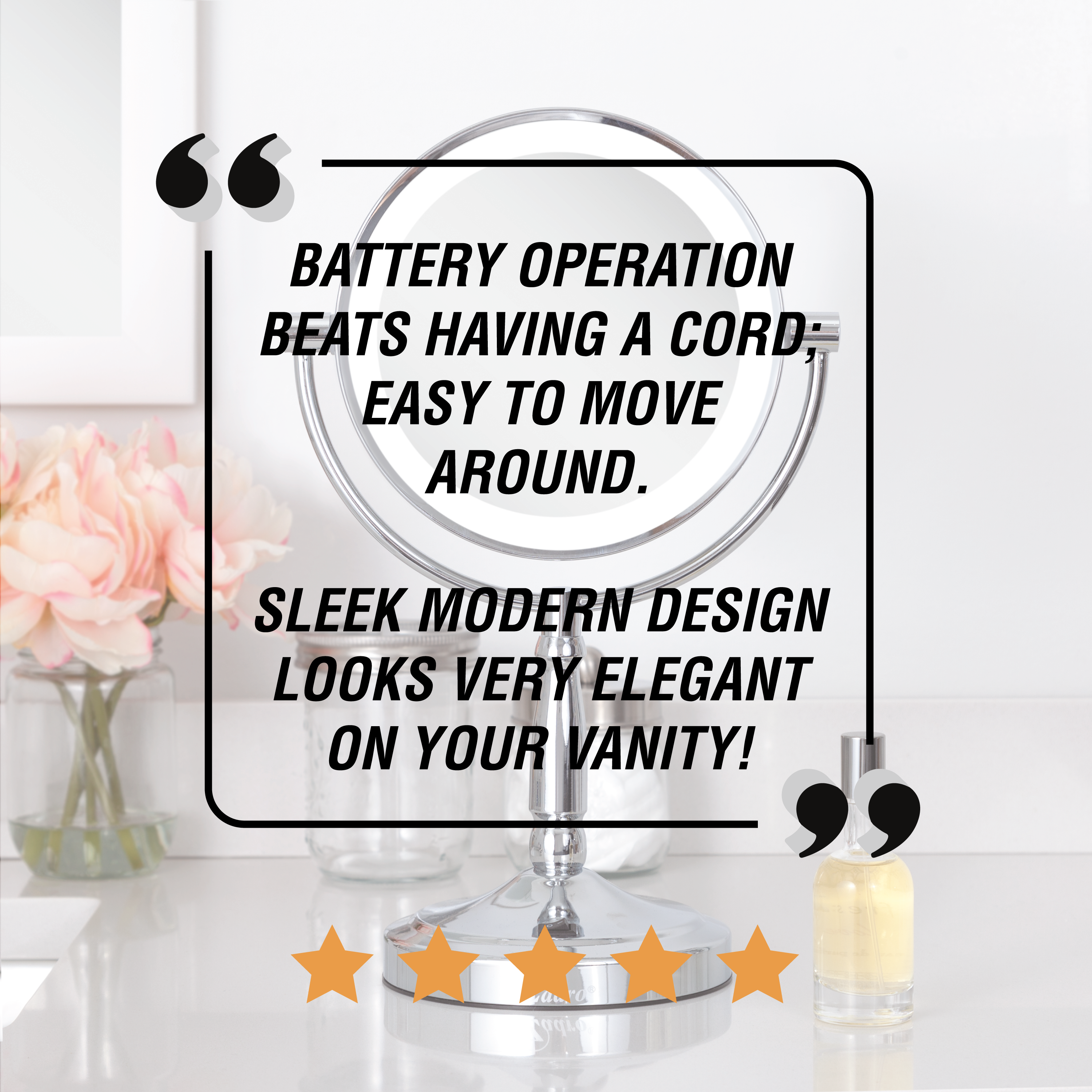 Zadro, Inc. - Wholesale Makeup Mirror - Lighted Makeup Mirror with Magnification & Cordless8