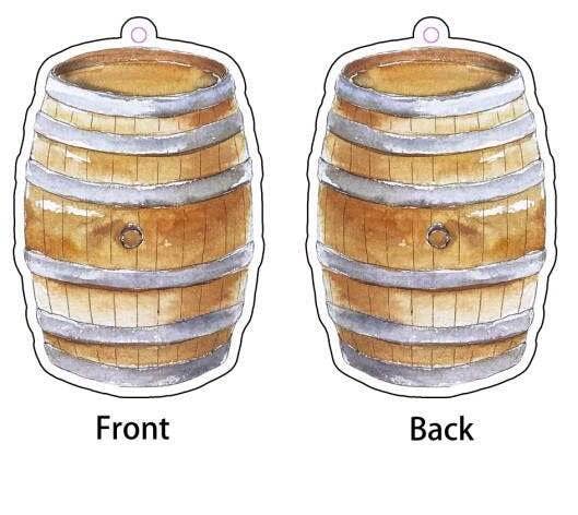 Barrel Down South - Wholesale Car Freshener - Unisex - Bourbon Whiskey Barrel Car Air Freshener