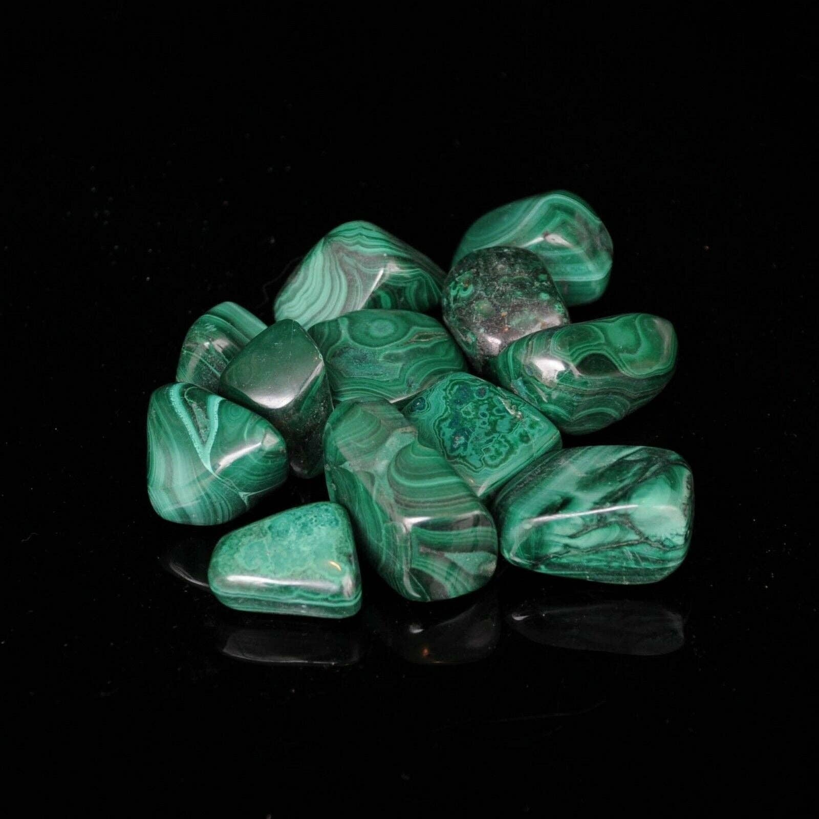 Tree of Life Gems - Wholesale Spiritual Stone/Crystal - Medium Tumbled Malachite2